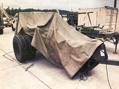 Use a tarp to cover your MICLIC