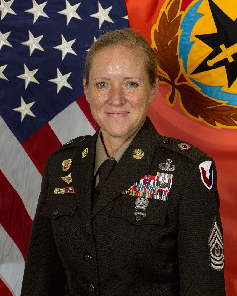 CSM Kristie L. Brady, senior enlisted advisor, CECOM