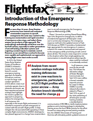 Flightfax: Intro of the Emergency Response Methodology