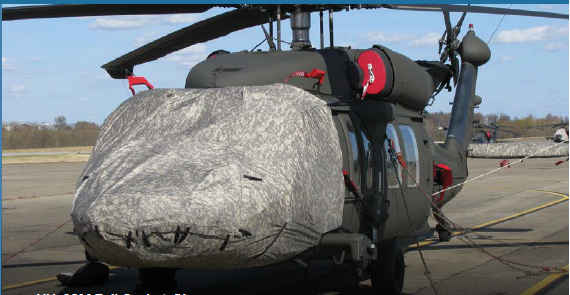 UH-60 with cover