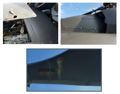 Unsecured cowlings can damage rotor blades